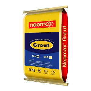 Neomax Grout C60 là vữa trộn sẵn gốc xi măng,có khả năng tự chảy, tự san bằng, không co ngót và cường độ chịu nén rất cao
