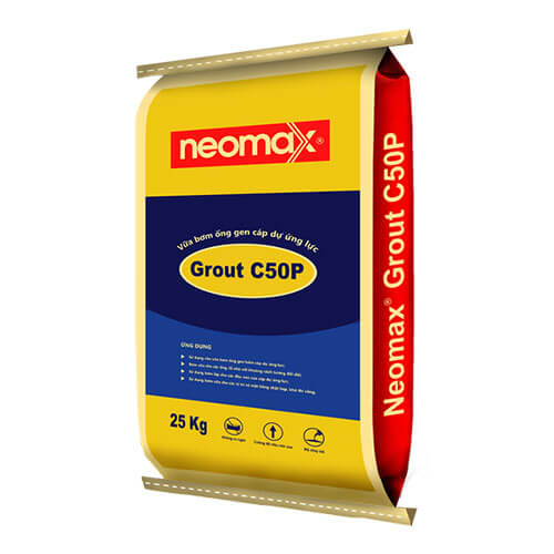 Neomax Grout C50P là loại vữa bơm không co ngót, cường độ cao, gốc xi măng, độ chảy tối ưu và có thể bơm được.