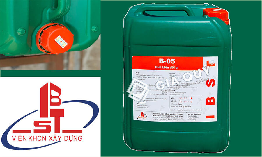 Chất chống rỉ sét kim loại B-05 giá rẻ, tốt nhất hiện nay