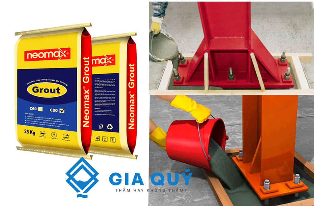 vữa rót không co ngót chống thấm grout C80 được sử dụng phổ biến hiện nay