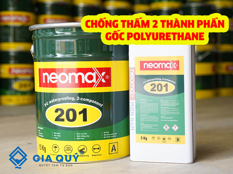 Neomax 201 - chống thấm 2 thành phần gốc Polyurethane 