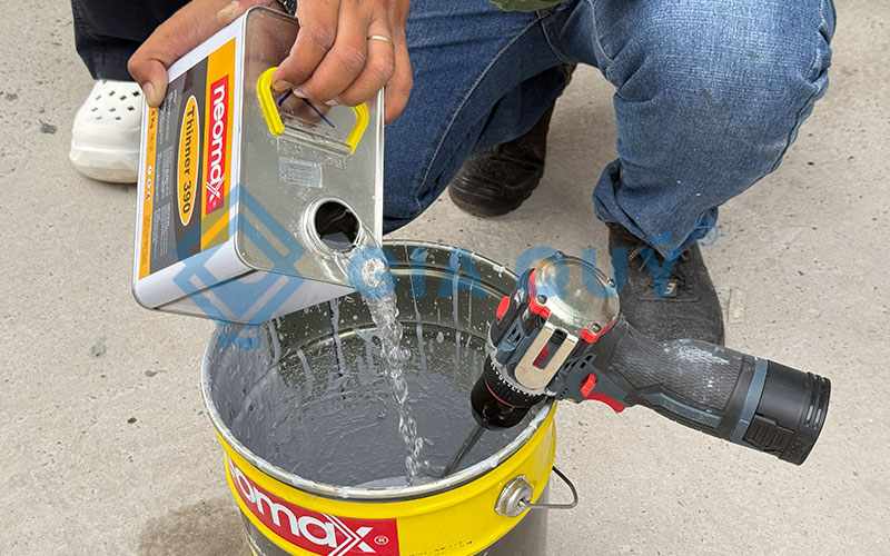 Thi công Neomax Thinner 390