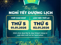 🧨THÔNG BÁO LỊCH LÀM VIỆC TẾT DƯƠNG LỊCH 2026🧨