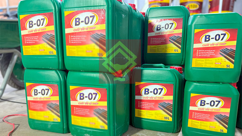 Lợi Ích Khi Sử Dụng Tẩy Gỉ Sắt Thép B07