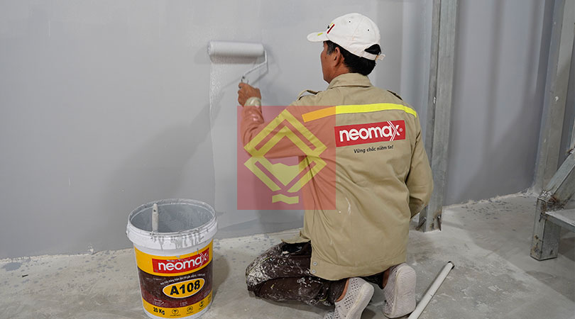 Khắc phục tường nhà mới xây bị nứt bằng sơn chống thấm